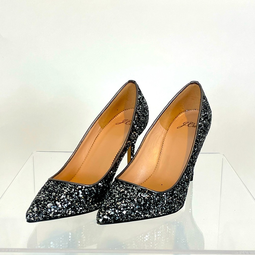 J. CREW GLITTER PUMPS
